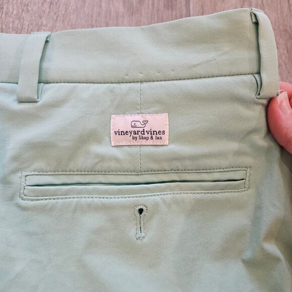 Vineyard Vines Shorts Mens Size 30 Breaker Mint Green 5" Golf Preppy Spring - Picture 8 of 12
